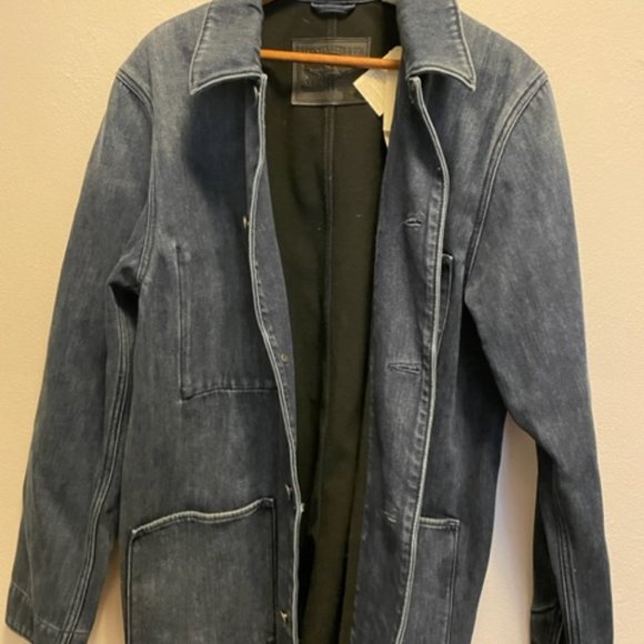Levi's Total Warmth long denim jacket with brushed cotton lining - Picture 3 of 6